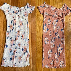 Mini Floral Body Con Dress Duo Package!!